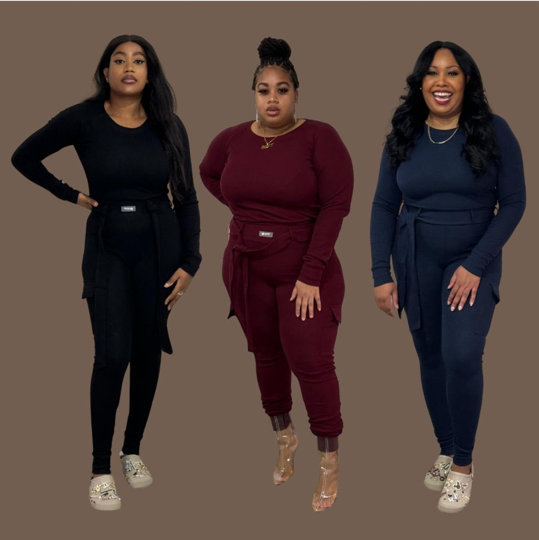 Loungewear set voor dames: comfortabele cargo legging set met stijl